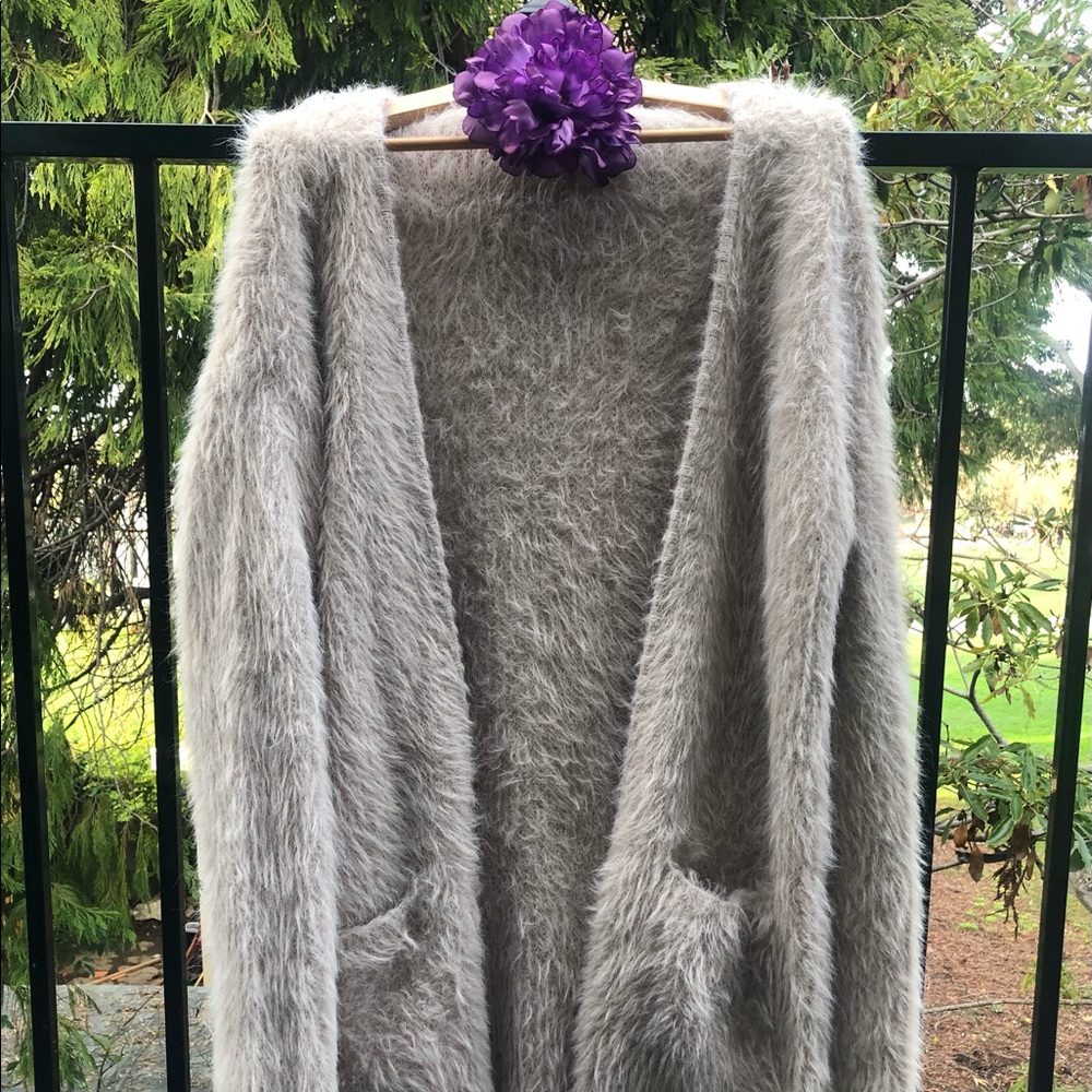 💝- 💐🌼- Anthropologie: Sanctuary Cardigan eyelash Longline Sweater - Picture 2 of 9